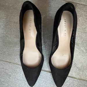 Lace black heels size 8.5